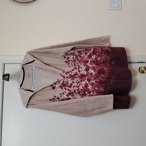 CuddlDuds hooded fleece cardigan. Sz 1X